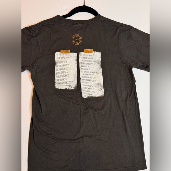 Dave Matthews Band 2009 Tour T-Shirt Black Concert Band Tee Size Small - Picture 3 of 6